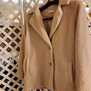 Ivy City "Teddy Bear" Soft Beige Coat